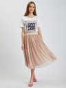 Orsay Svetloružová dámska plisovaná sukňa ORSAY