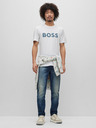 BOSS Biele pánske tričko Hugo Boss