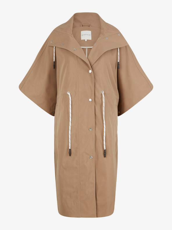 Tom Tailor Hnedý dámsky ľahký kabát Tom Tailor