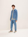Tom Tailor Denim Modré pánske džínsy rovného strihu Tom Tailor Denim