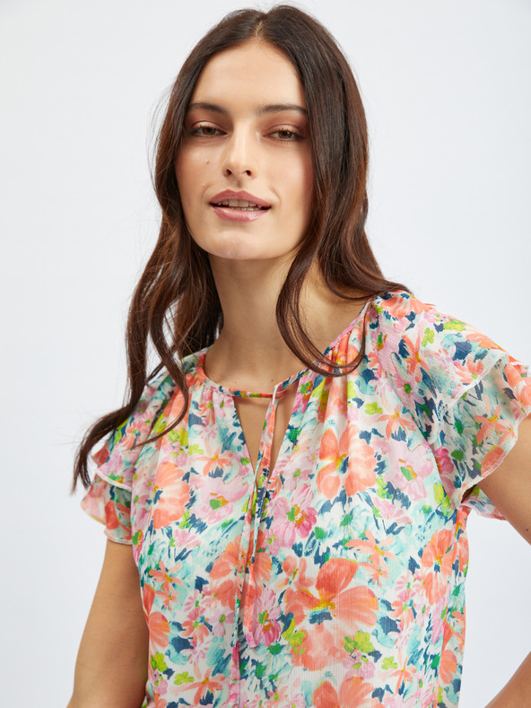 Orsay Ružovo-krémová dámska blúzka ORSAY