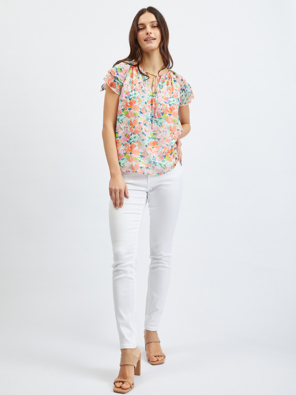 Orsay Ružovo-krémová dámska blúzka ORSAY