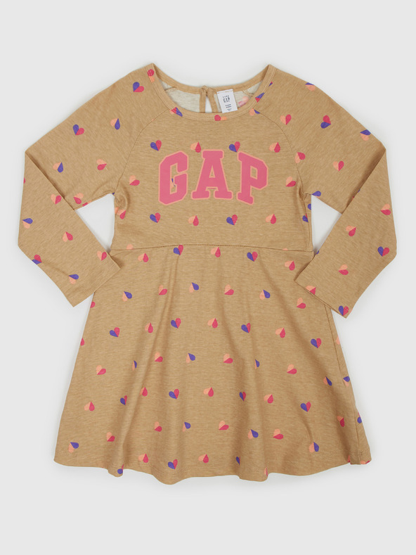 GAP Detské šaty s logom GAP