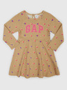GAP Detské šaty s logom GAP