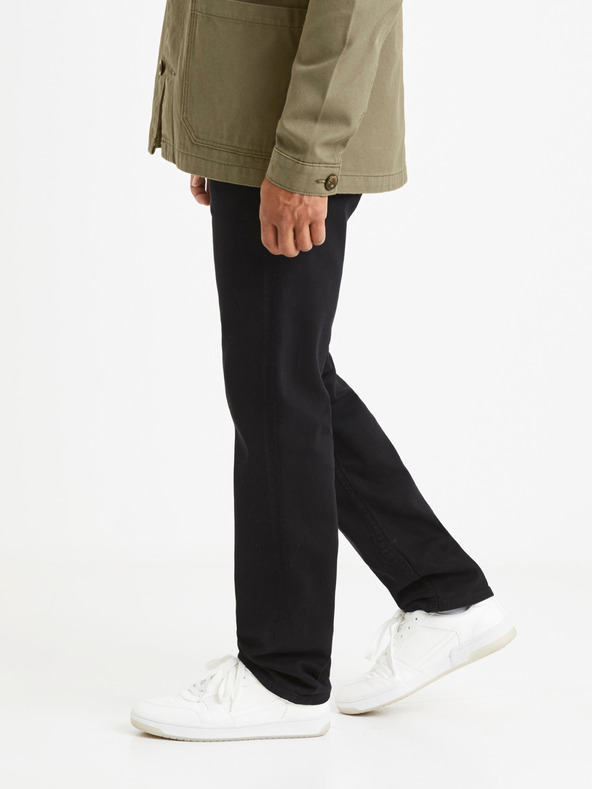 Celio Čierne pánske nohavice Celio Vopry1