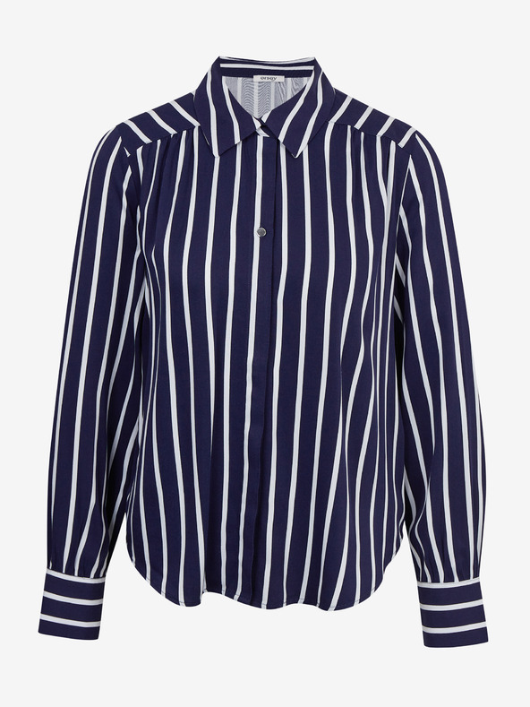 Orsay Bielo-modrá dámska pruhovaná blúzka ORSAY