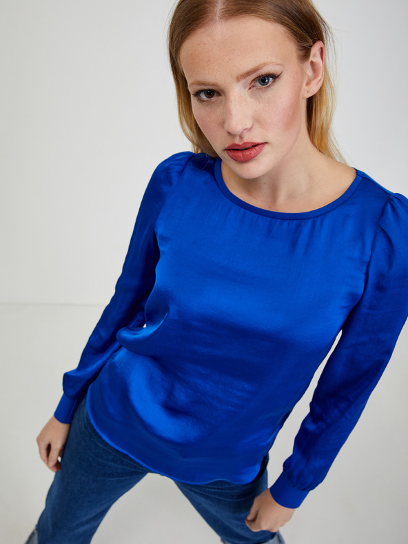 Orsay Modrá dámska blúzka ORSAY