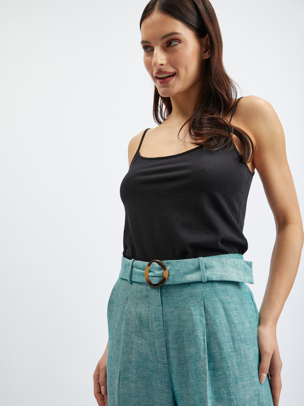 Orsay Tyrkysové dámske nohavice ORSAY