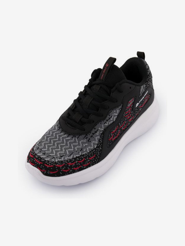 ALPINE PRO Šedo-čierne pánske tenisky ALPINE PRO Belver