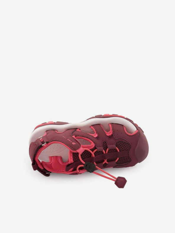 ALPINE PRO ALPINE PRO Lamego bordové dievčenské športové sandále