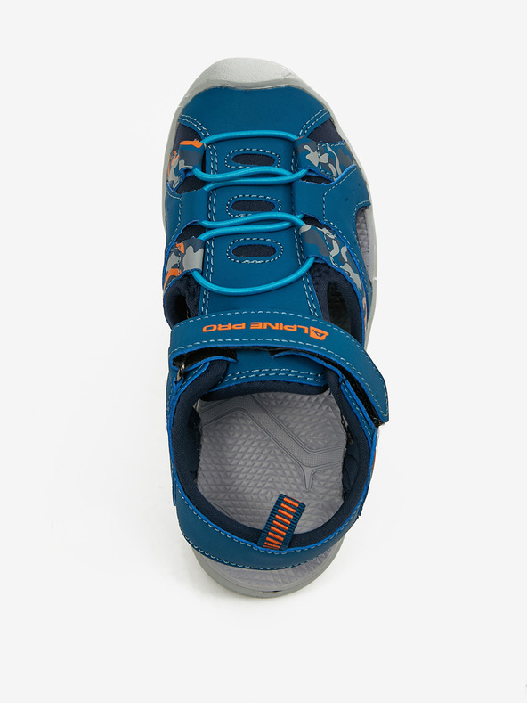 ALPINE PRO Modré detské vonkajšie sandále ALPINE PRO Lysso