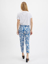 Orsay Bielo-modré dámske vzorované nohavice typu culottes ORSAY
