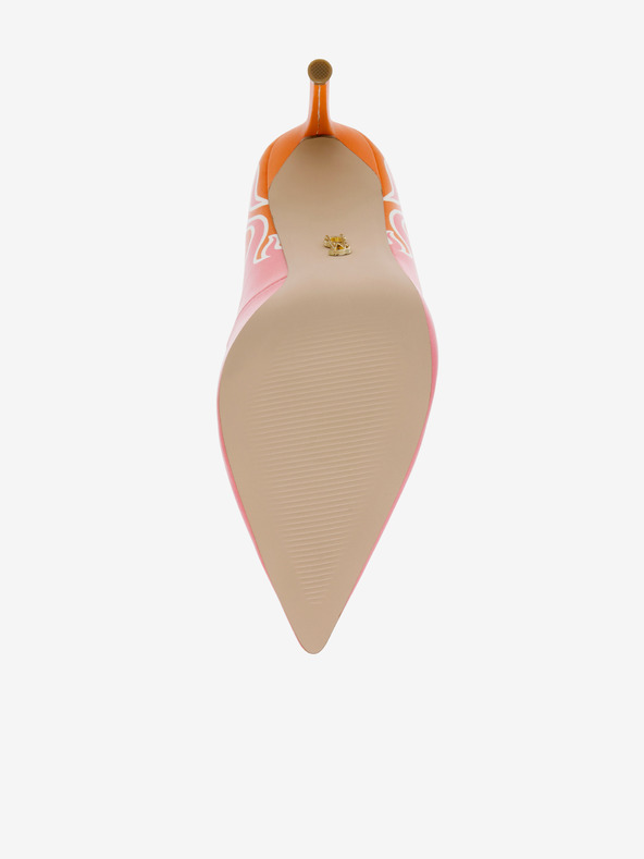 Steve Madden Oranžové a ružové dámske lodičky Steve Madden