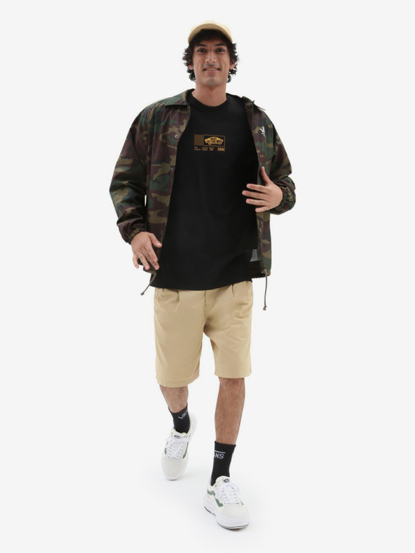 Vans Čierne pánske tričko VANS Transfixed 3 SS Tee II