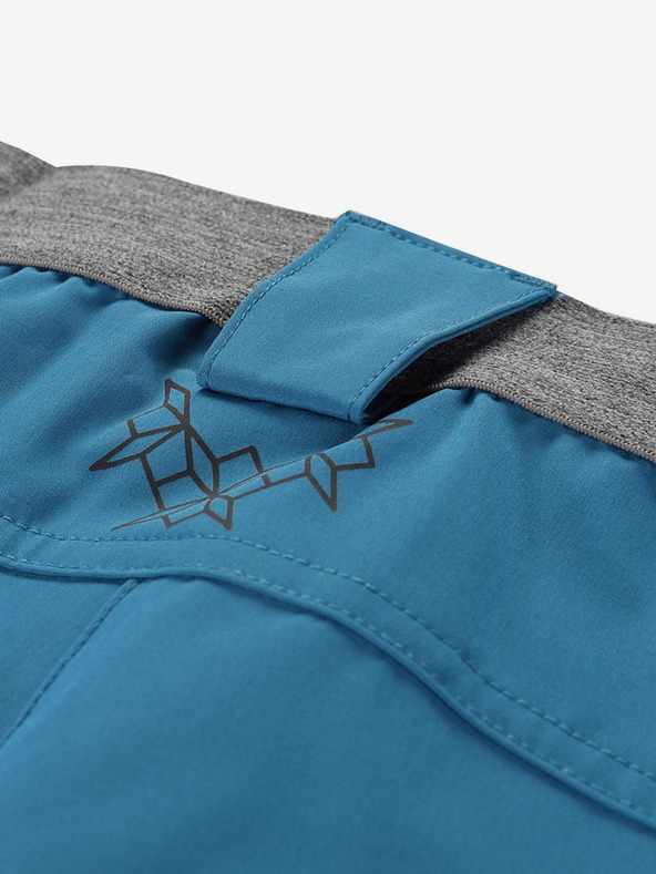 ALPINE PRO Dámske rýchloschnúce šortky ALPINE PRO ZAMBA modrá