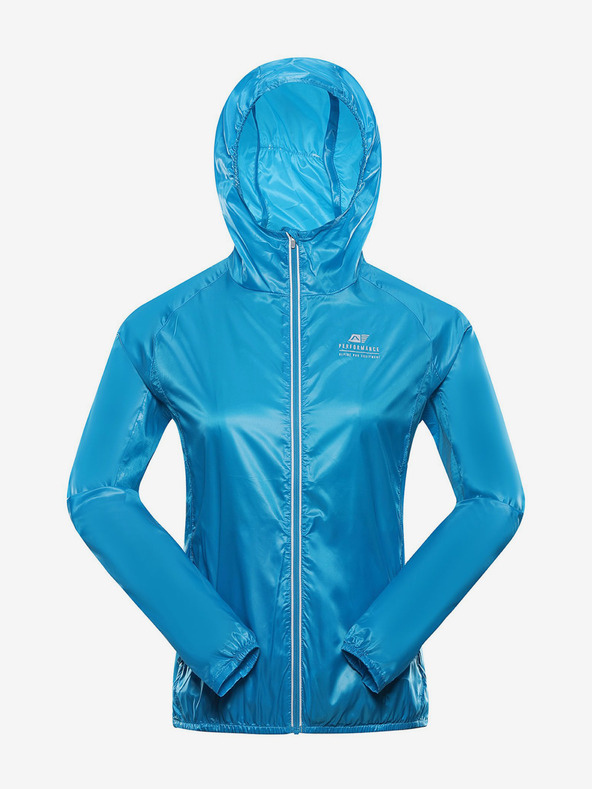 ALPINE PRO Dámska ultraľahká bunda s nepremokavou úpravou ALPINE PRO BIKA modrá