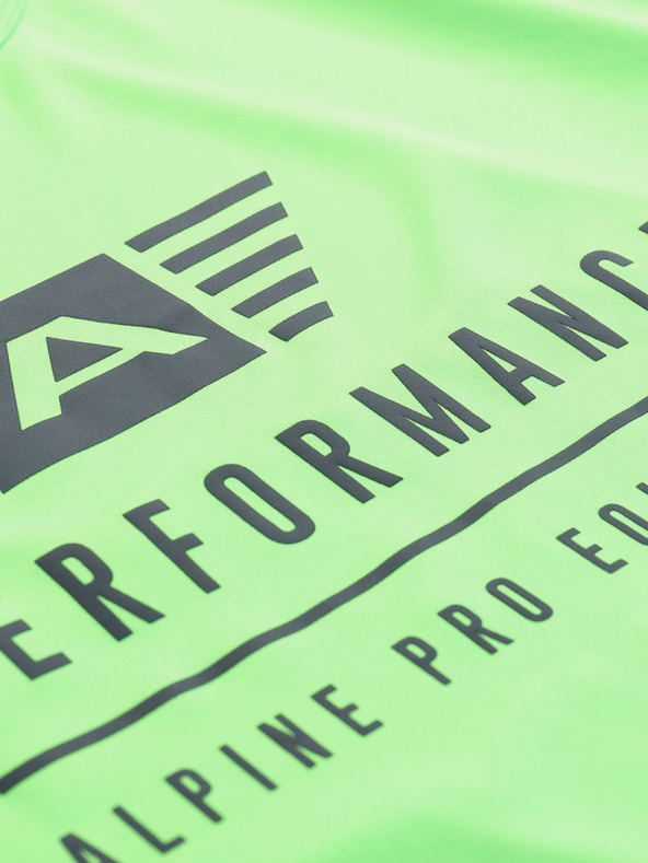 ALPINE PRO Pánske funkčné tričko s chladivým sušením ALPINE PRO PANTHER zelená