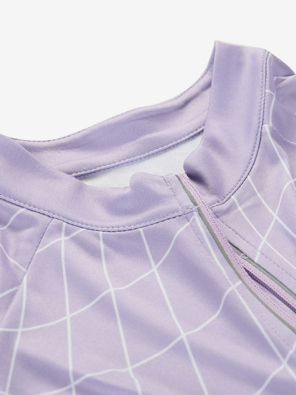 ALPINE PRO Dámsky cyklistický dres ALPINE PRO SAGENA fialový