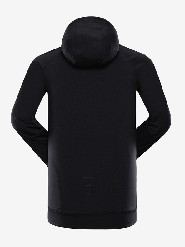 ALPINE PRO Pánska rýchloschnúca mikina ALPINE PRO LIGHT čierna