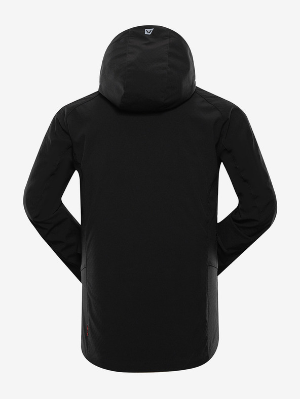 ALPINE PRO Pánska softshellová bunda s membránou ALPINE PRO LANC čierna