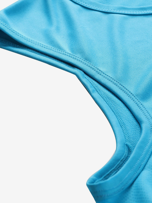 ALPINE PRO Pánske rýchloschnúce tielko ALPINE PRO MIXED modrá