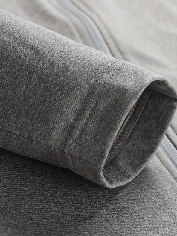 ALPINE PRO Pánska rýchloschnúca mikina ALPINE PRO FRASEB sivá