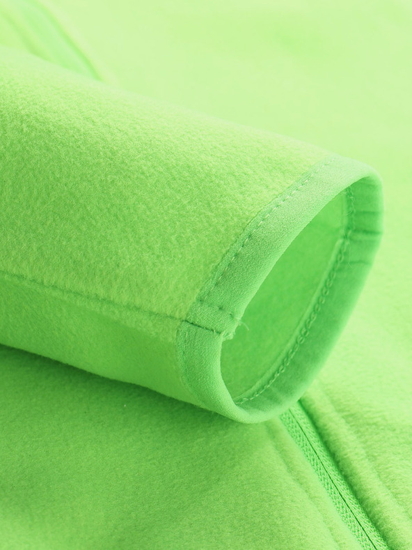 ALPINE PRO Pánska fleecová mikina ALPINE PRO GARIM zelená