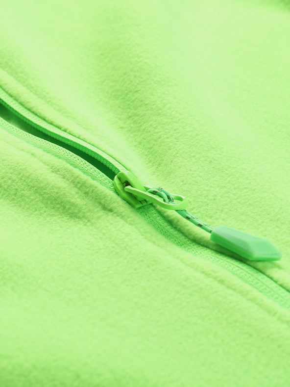 ALPINE PRO Pánska fleecová mikina ALPINE PRO GARIM zelená