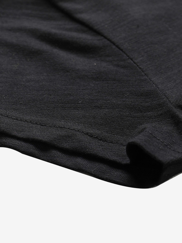 ALPINE PRO Dámske bavlnené tričko ALPINE PRO CASTA čierne