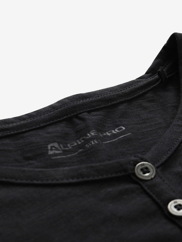 ALPINE PRO Dámske bavlnené tričko ALPINE PRO CASTA čierne