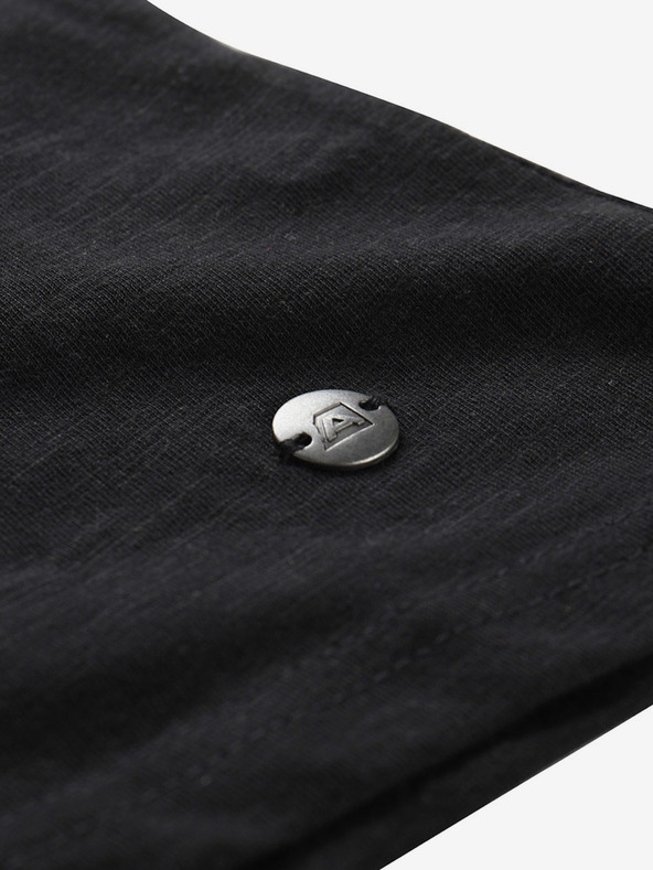 ALPINE PRO Dámske bavlnené tričko ALPINE PRO CASTA čierne