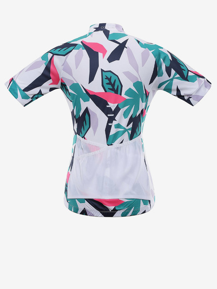 ALPINE PRO Dámsky cyklistický dres ALPINE PRO SAGENA biely