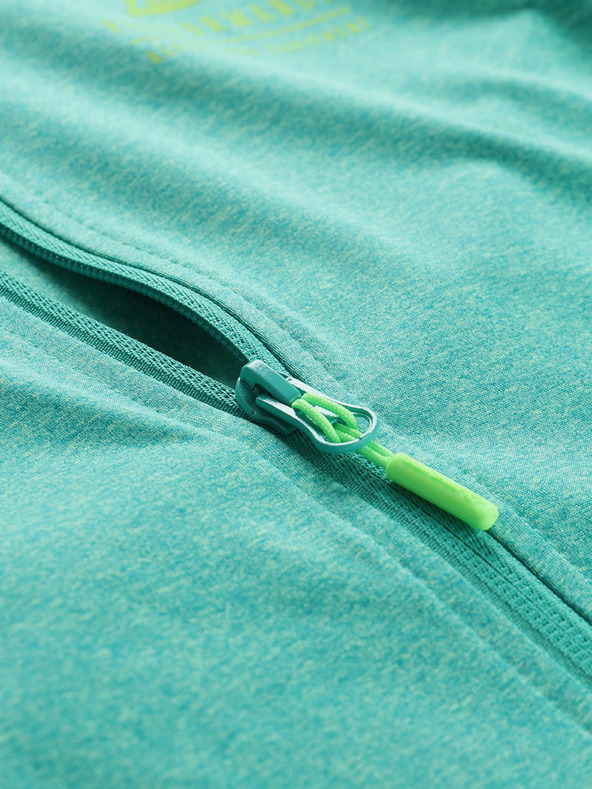 ALPINE PRO Pánska rýchloschnúca mikina ALPINE PRO FRASEB zelená