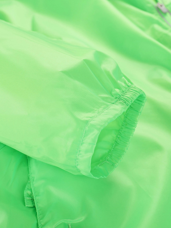 ALPINE PRO Pánska ultraľahká bunda s nepremokavou úpravou ALPINE PRO BIK zelená