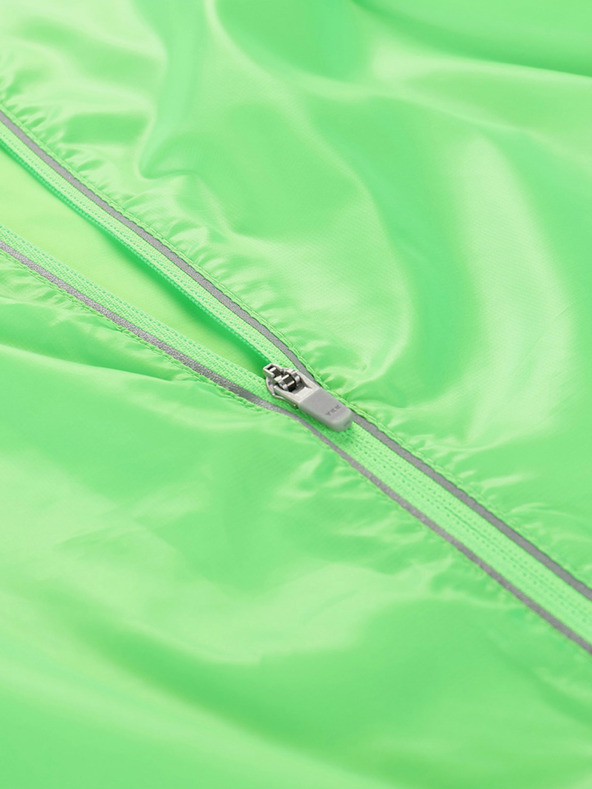 ALPINE PRO Pánska ultraľahká bunda s nepremokavou úpravou ALPINE PRO BIK zelená