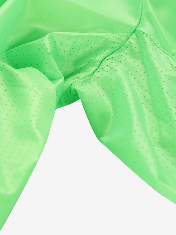 ALPINE PRO Pánska ultraľahká bunda s nepremokavou úpravou ALPINE PRO BIK zelená