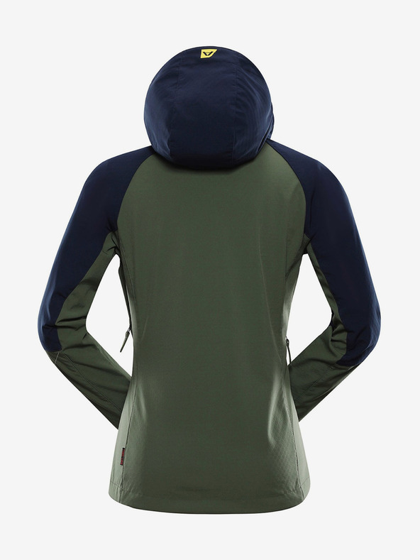 ALPINE PRO Dámska softshellová bunda s membránou ALPINE PRO LANCA zelená