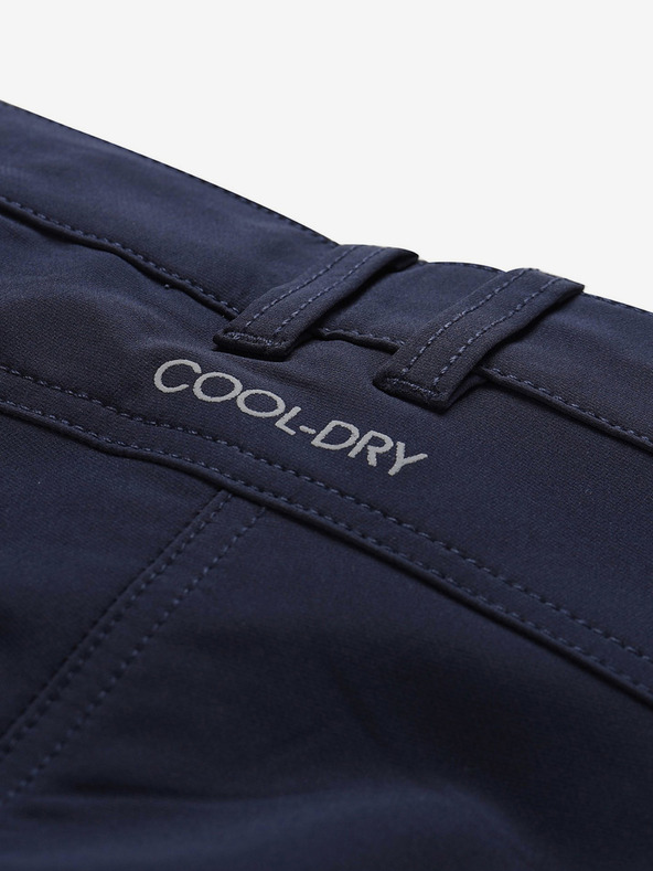 ALPINE PRO Dámske softshellové rýchloschnúce šortky ALPINE PRO COLA modrá