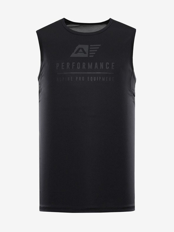 ALPINE PRO Pánske rýchloschnúce tielko ALPINE PRO MIXED čierna