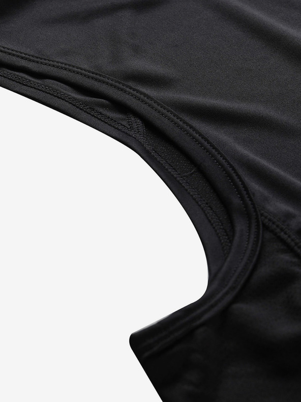 ALPINE PRO Pánske rýchloschnúce tielko ALPINE PRO MIXED čierna