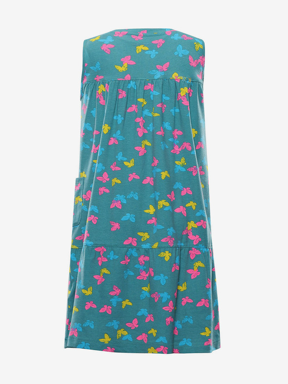 ALPINE PRO Detské šaty ALPINE PRO DARESO zelené