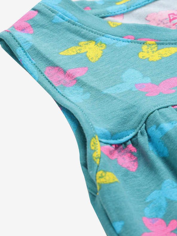 ALPINE PRO Detské šaty ALPINE PRO DARESO zelené