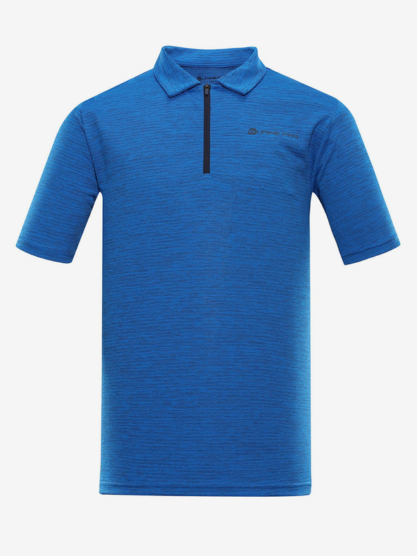 ALPINE PRO Pánske rýchloschnúce polo tričko ALPINE PRO DONN modré