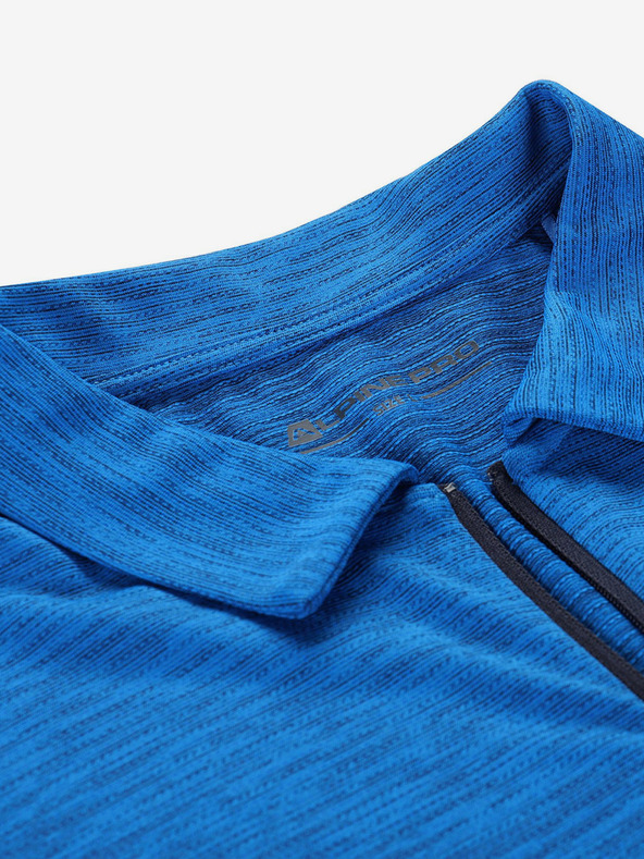 ALPINE PRO Pánske rýchloschnúce polo tričko ALPINE PRO DONN modré