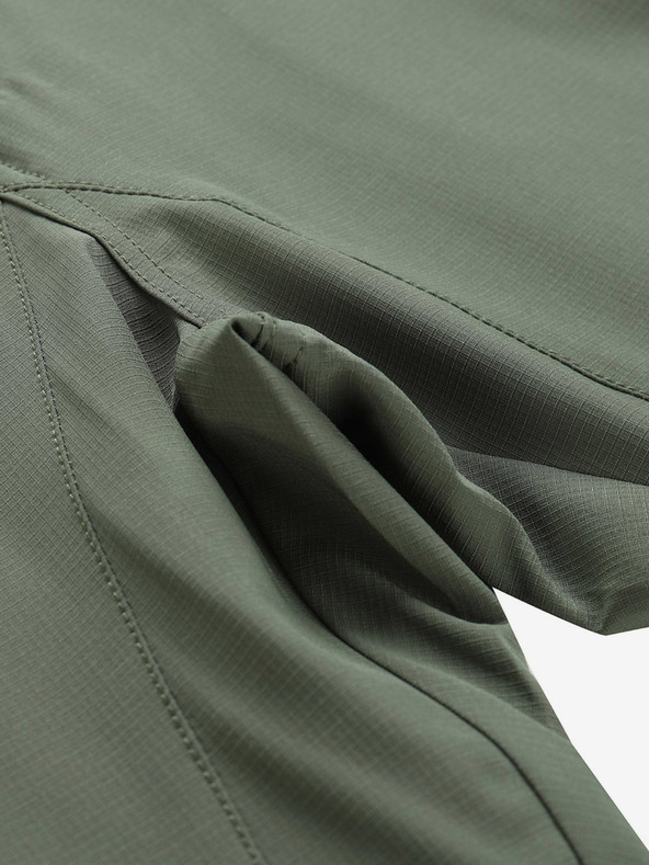 ALPINE PRO Pánske softshellové nohavice ALPINE PRO NUTT zelená