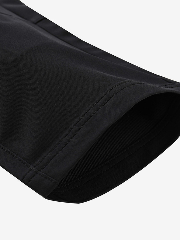 ALPINE PRO Dámske softshellové capri ALPINE PRO WEDERA čierne