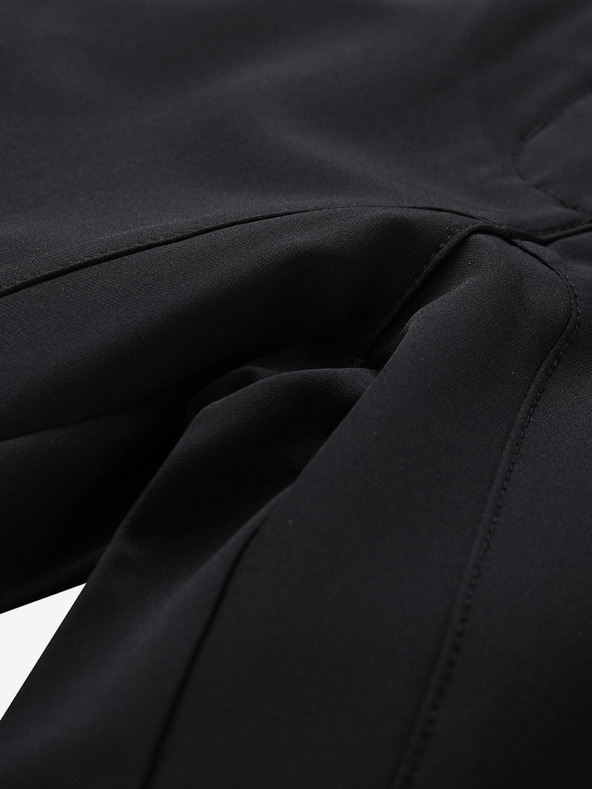 ALPINE PRO Dámske softshellové capri ALPINE PRO WEDERA čierne