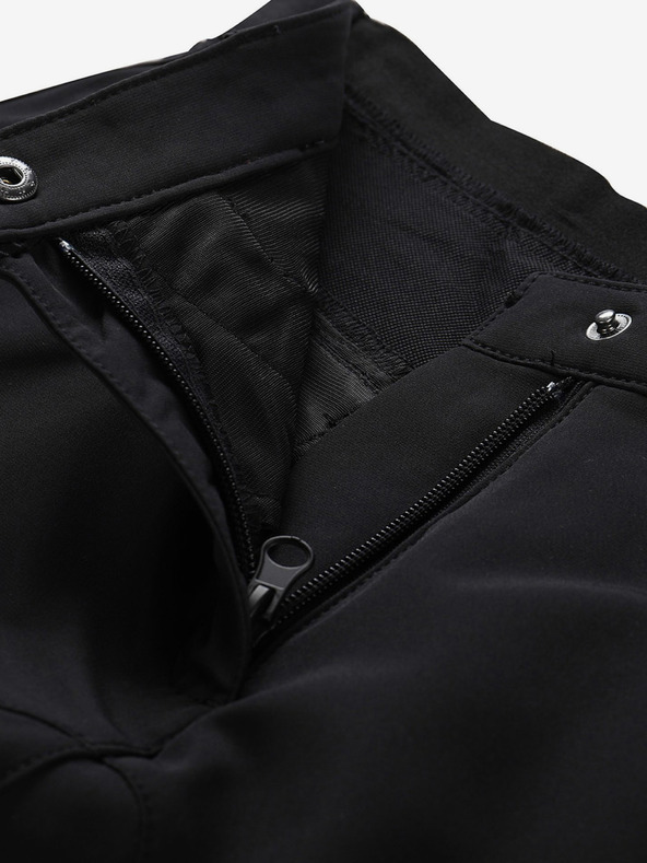 ALPINE PRO Dámske softshellové capri ALPINE PRO WEDERA čierne