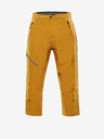 ALPINE PRO Pánske softshellové capri ALPINE PRO WEDER žltá