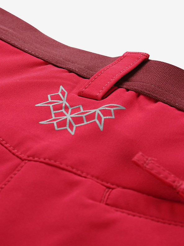 ALPINE PRO Dámske softshellové capri ALPINE PRO WEDERA ružové